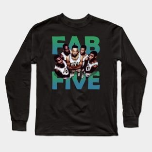 fab 5 basketball Long Sleeve T-Shirt